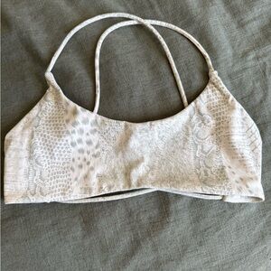 LYCIT White and Gray Patterned Matching set